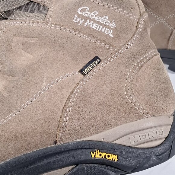 Cabelas by Meindl Boots Women US 10 Goretex Leather Tan Outdoor Insulated Pflege - Picture 5 of 15